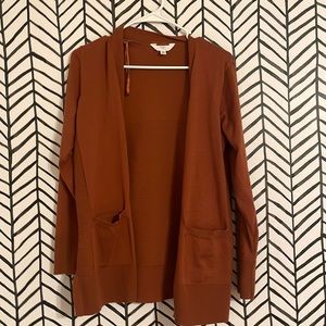 Brown cardigan